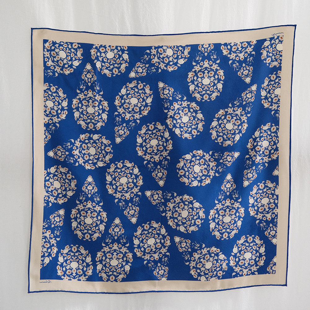 Pi Pa square silk scarf