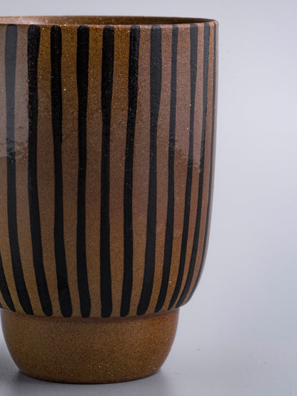 Glaze drawing large cup No.1